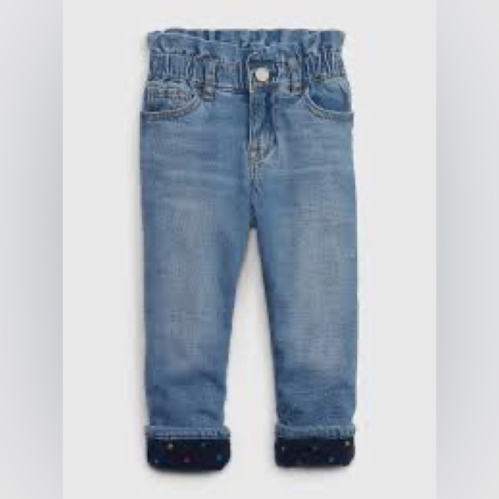 Gap Toddler Fleece-Lined Just Like Mom Jeans with Washwell